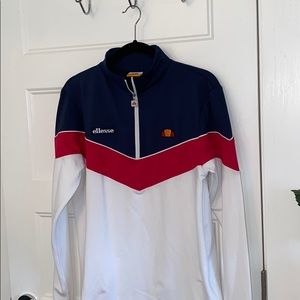 Women’s ellesse pullover red white and blue